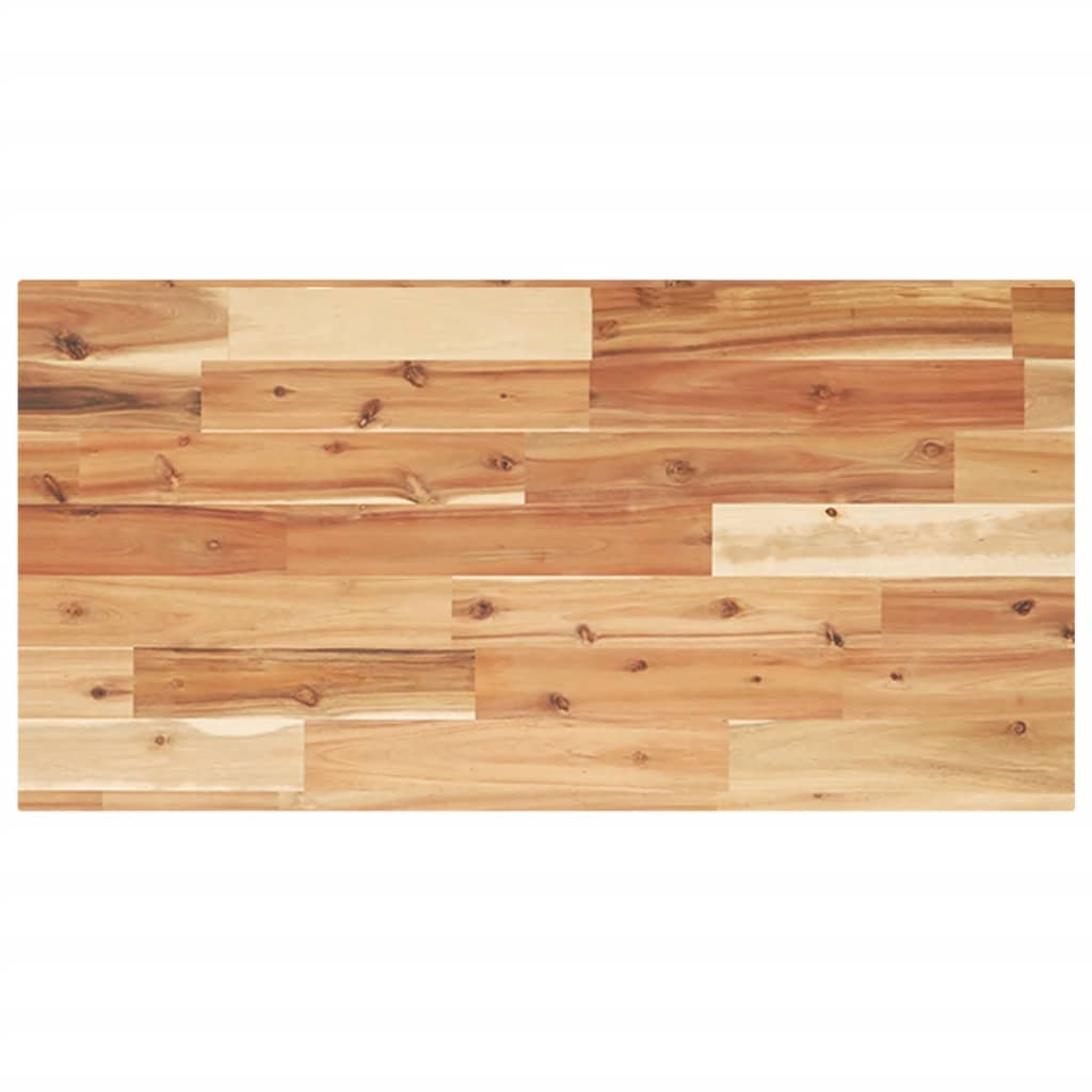Bordplate rektangulær 60x40x2 cm heltre akasie