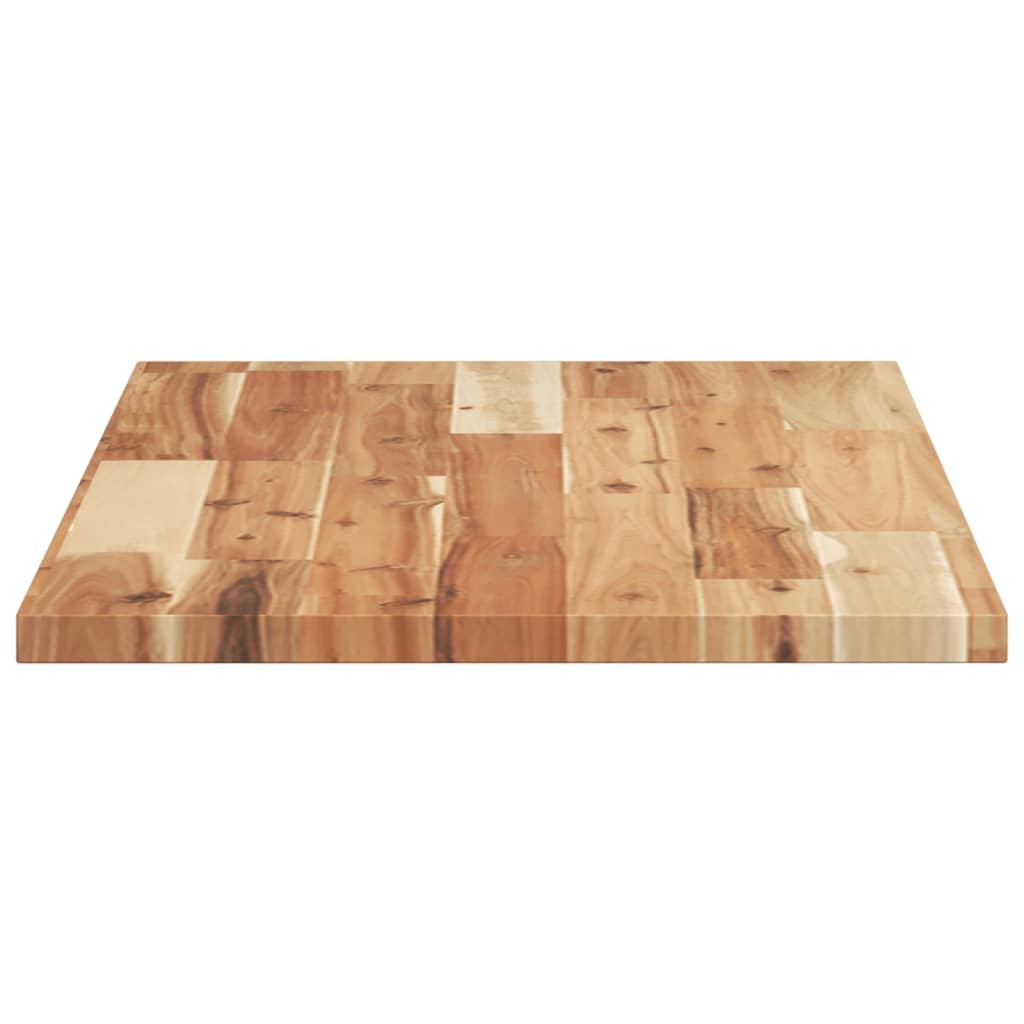Bordplate rektangulær 60x40x2 cm heltre akasie