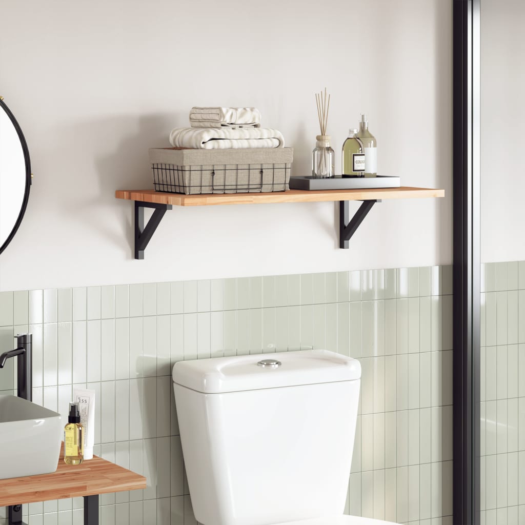 Bordplate rektangulær 80x40x2 cm heltre akasie