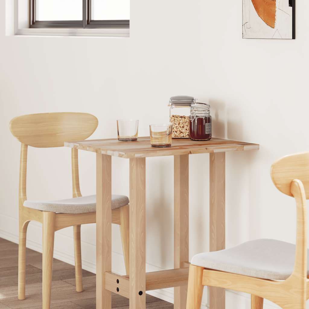 Bordplate rektangulær 100x50x2 cm heltre akasie