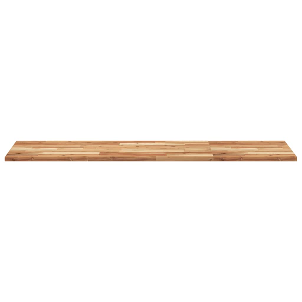 Bordplate rektangulær 140x50x2 cm heltre akasie