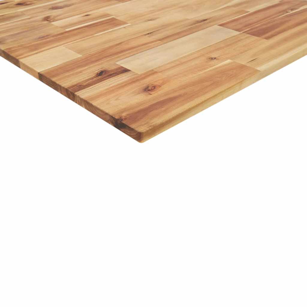 Bordplate rektangulær 120x60x2 cm heltre akasie