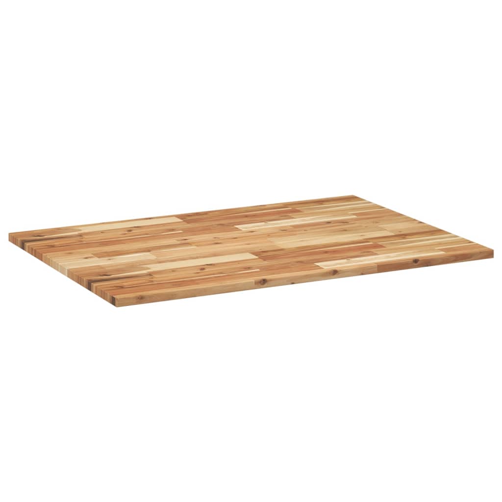 Bordplate rektangulær 80x70x2 cm heltre akasie