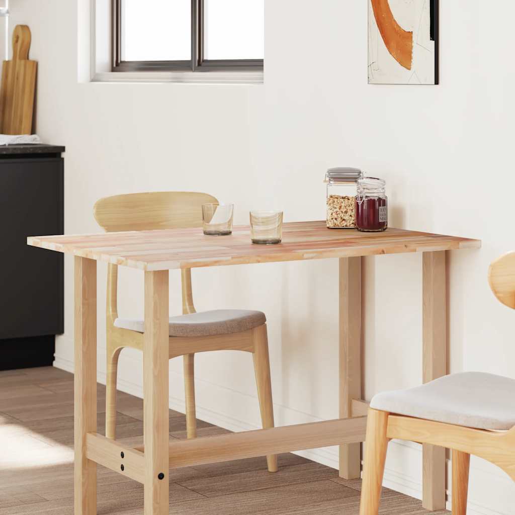Bordplate rektangulær 100x70x2 cm heltre akasie