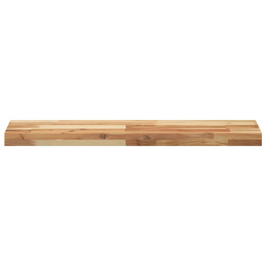 Bordplate 80x20x4 cm rektangulær heltre akasie