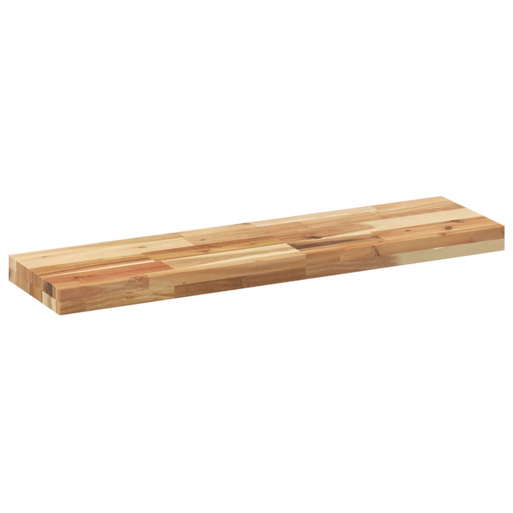 Bordplate 80x20x4 cm rektangulær heltre akasie