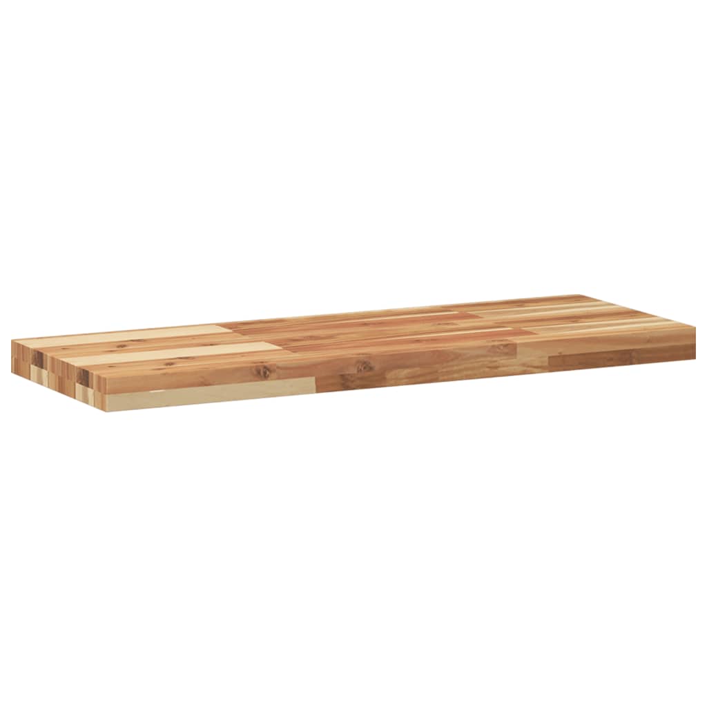 Bordplate 80x30x4 cm rektangulær heltre akasie
