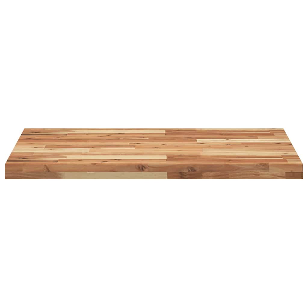 Bordplate rektangulær 80x60x4 cm heltre akasie