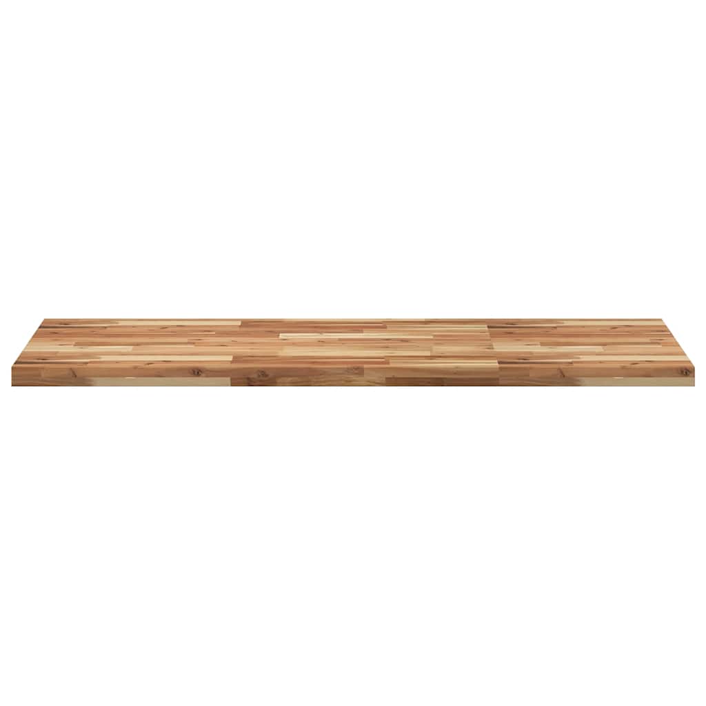 Bordplate rektangulær 120x60x4 cm heltre akasie