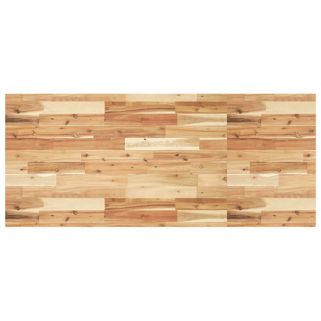 Bordplate rektangulær 140x60x4 cm heltre akasie
