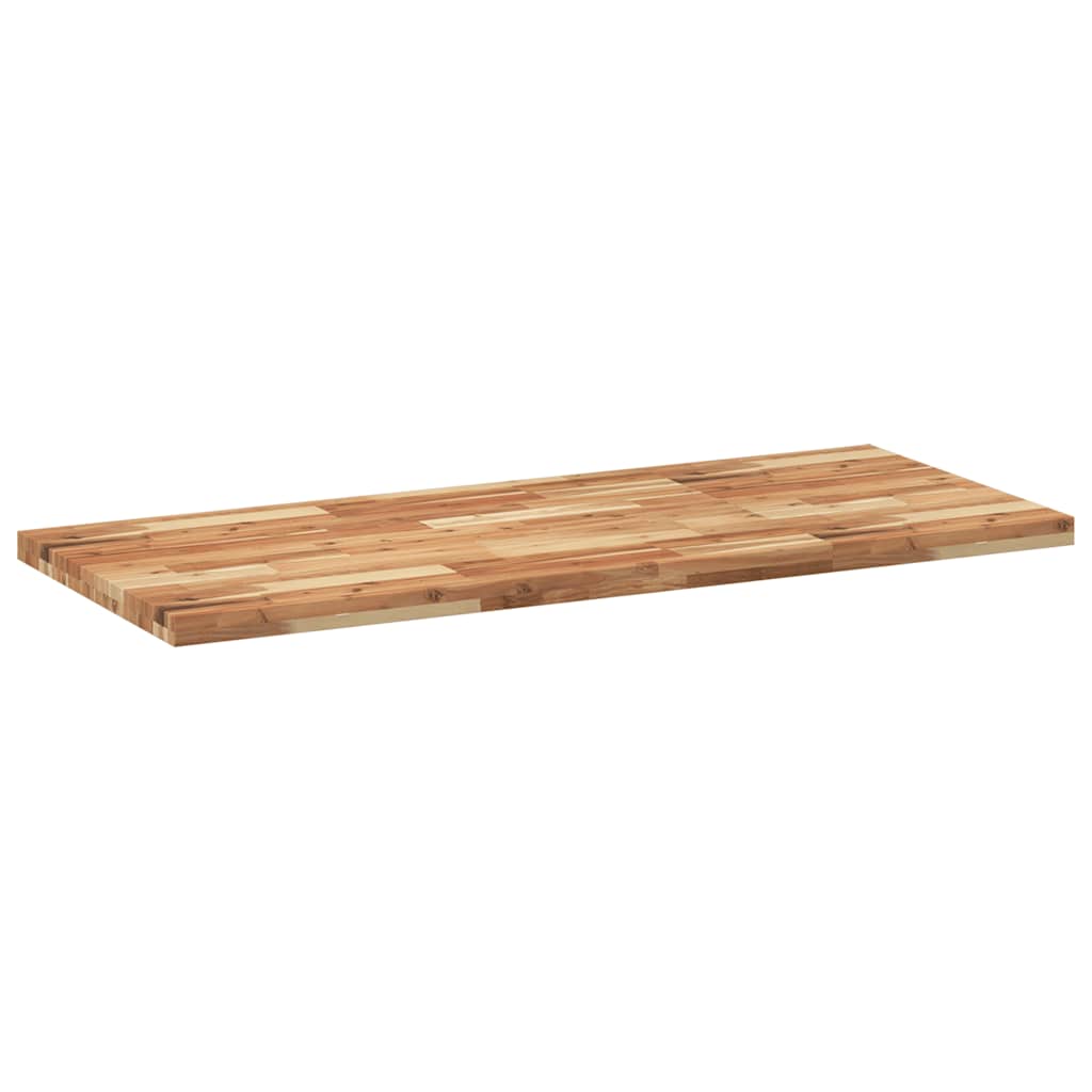 Bordplate rektangulær 140x60x4 cm heltre akasie