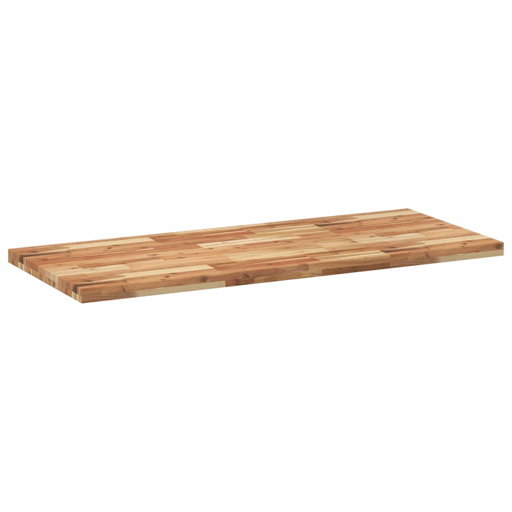 Bordplate rektangulær 140x60x4 cm heltre akasie