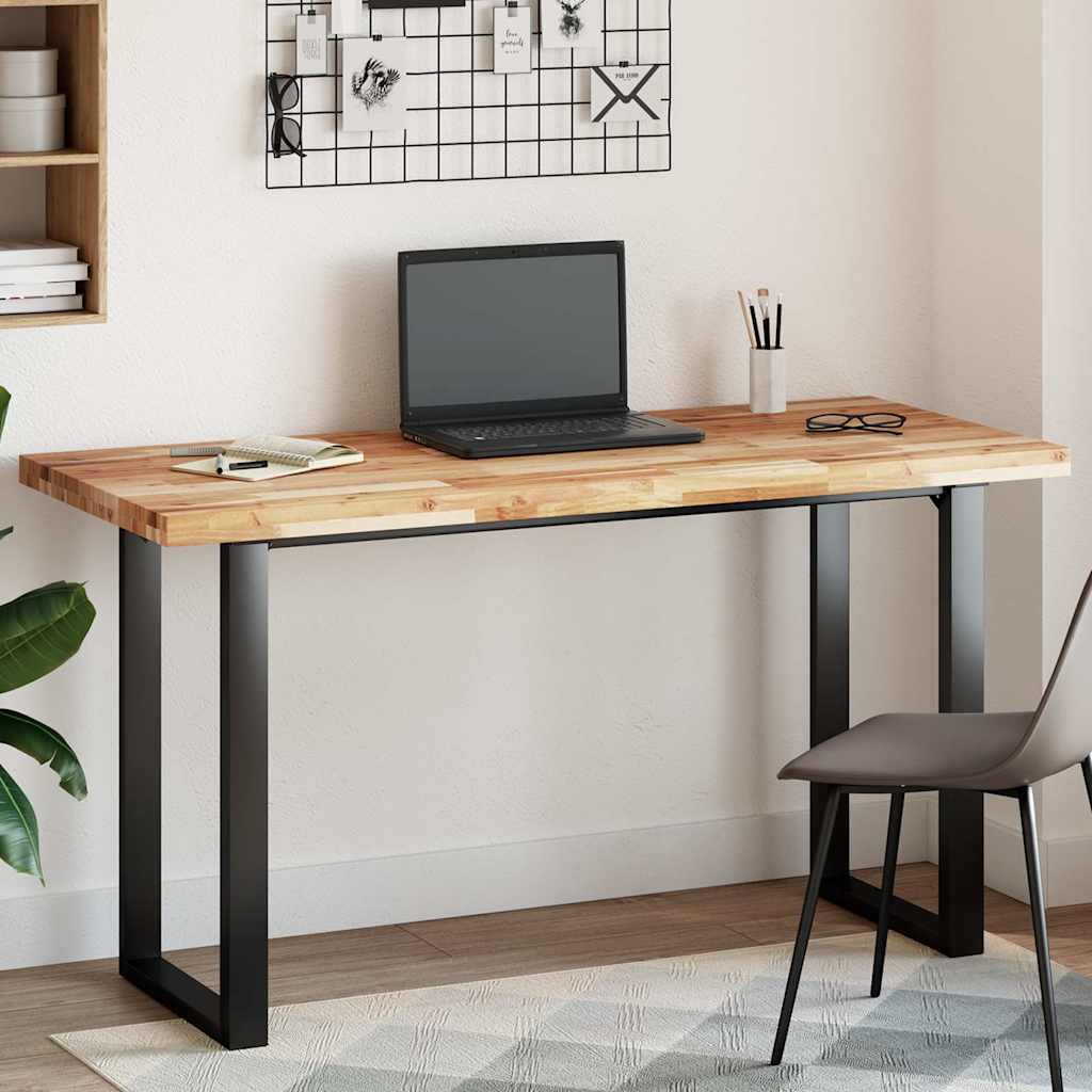 Bordplate rektangulær 140x60x4 cm heltre akasie