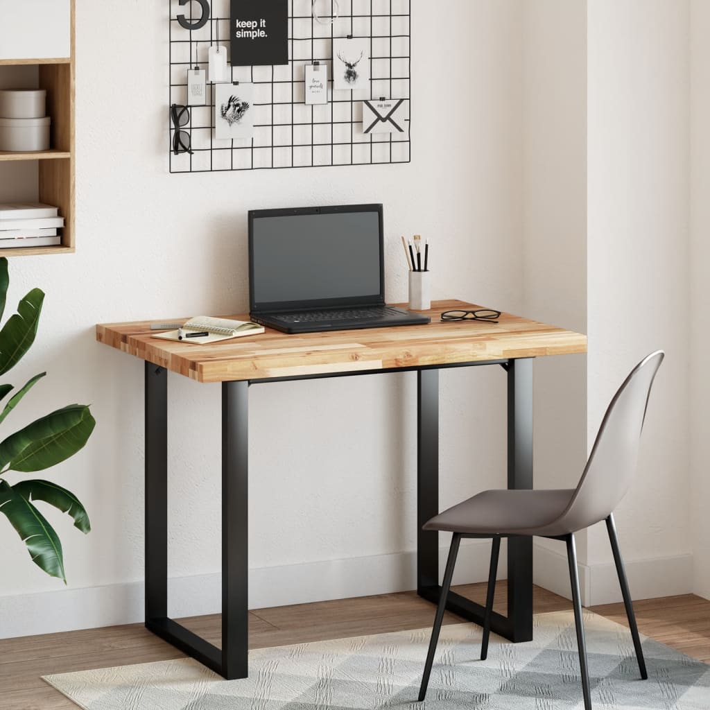 Bordplate rektangulær 80x70x4 cm heltre akasie