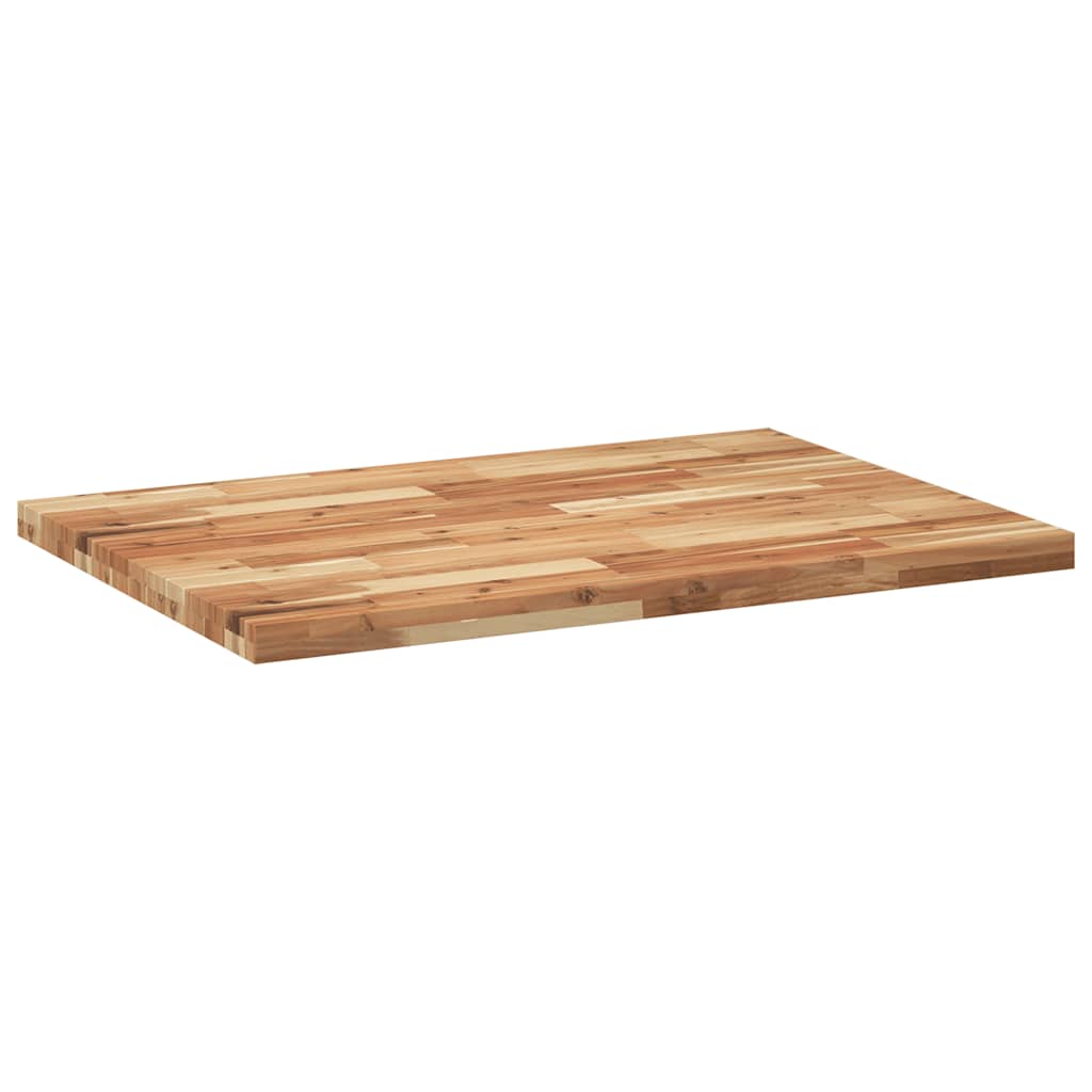 Bordplate rektangulær 100x70x4 cm heltre akasie