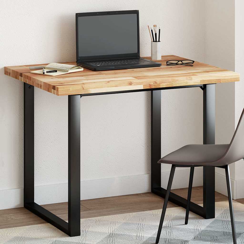 Bordplate rektangulær 100x80x4 cm heltre akasie