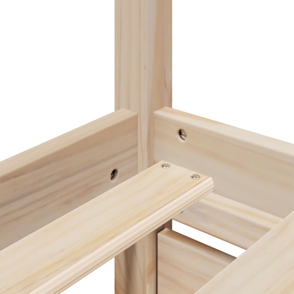 Seng med skuffer og madrass 140x190 cm heltre furu