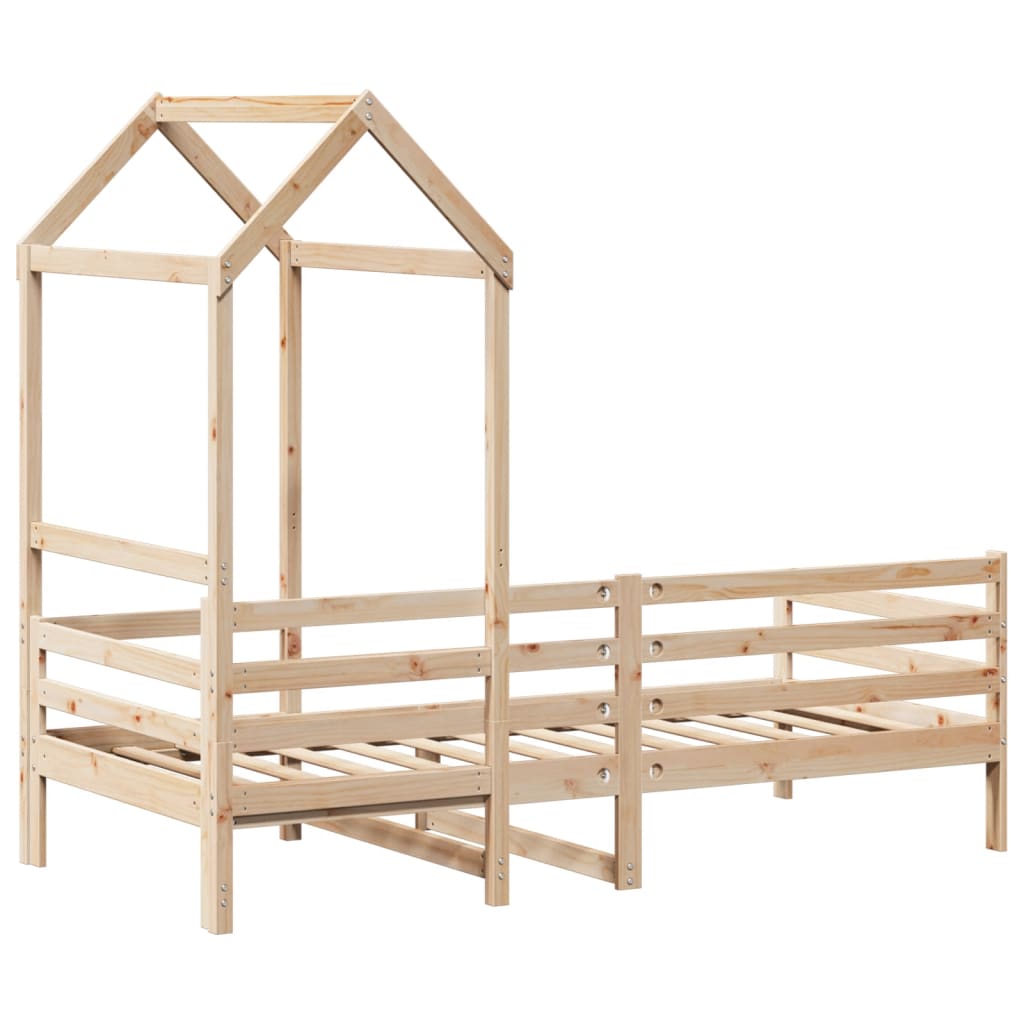 Dagseng med tak 90x200 cm heltre furu