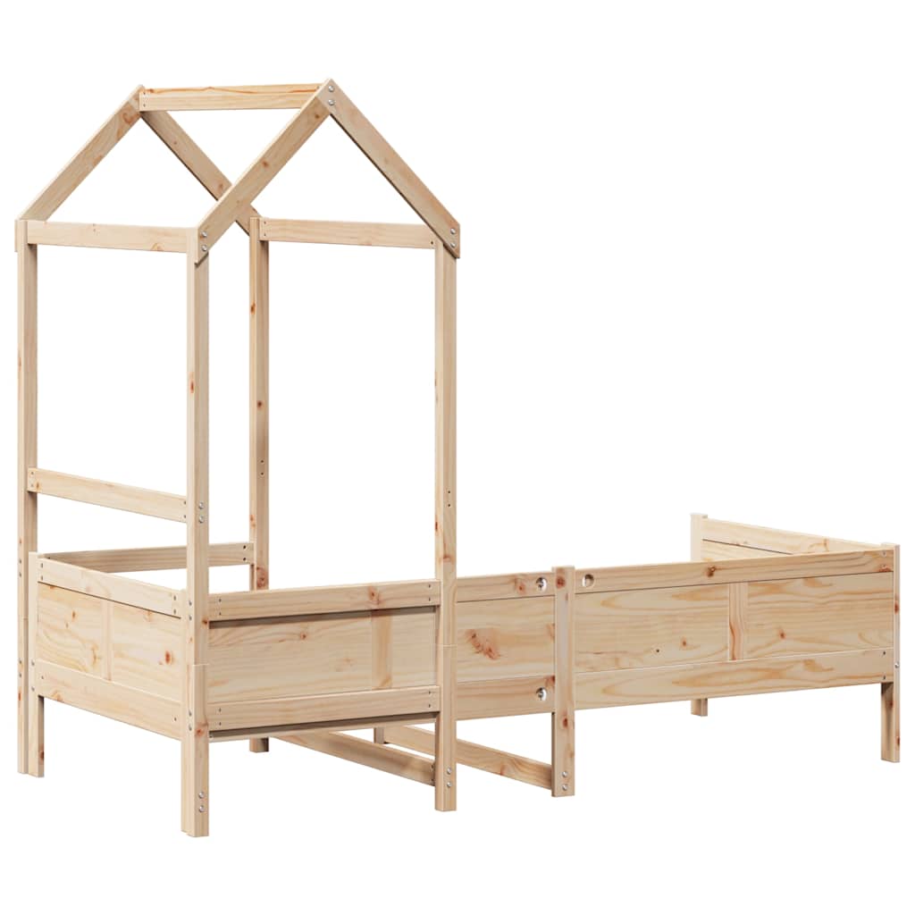 Dagseng med tak 80x200 cm heltre furu