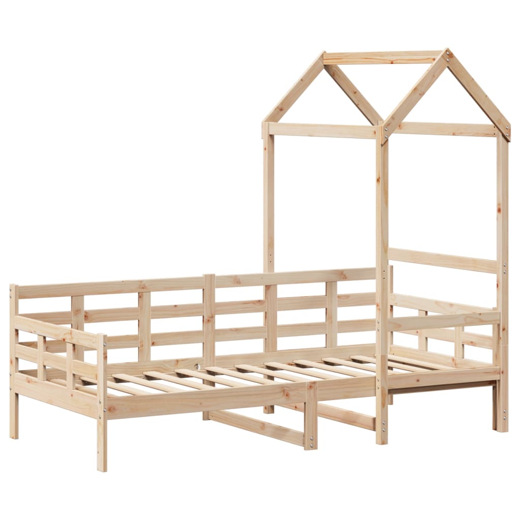 Dagseng med tak 90x190 cm heltre furu