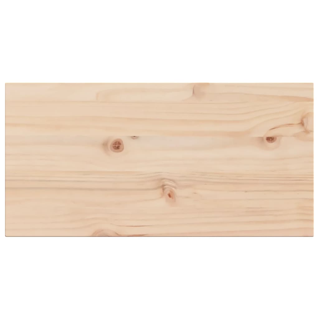 Bordplater 2 stk 60x30x1,7 cm rektangulær heltre furu