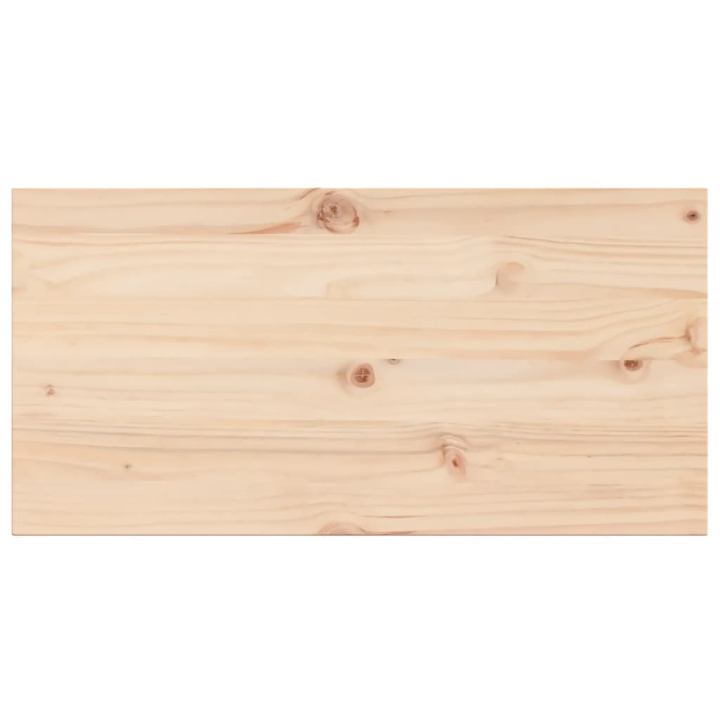Bordplater 2 stk 90x45x1,7 cm rektangulær heltre furu