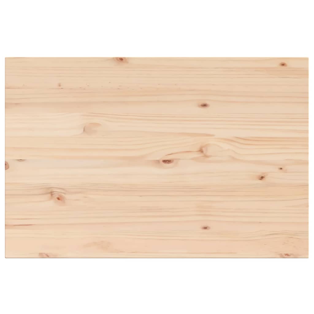 Bordplater 3 stk 80x53x1,7 cm rektangulær heltre furu