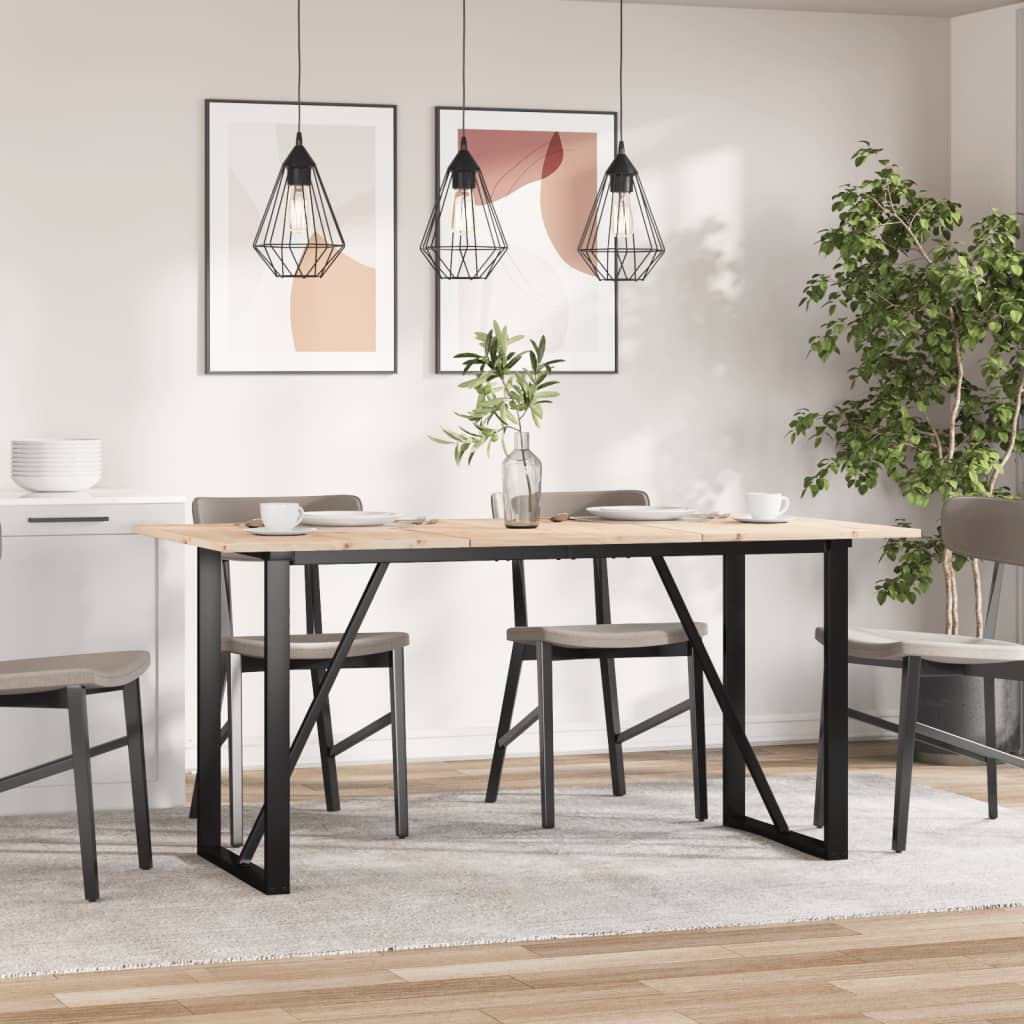 Bordplater 3 stk 80x53x1,7 cm rektangulær heltre furu