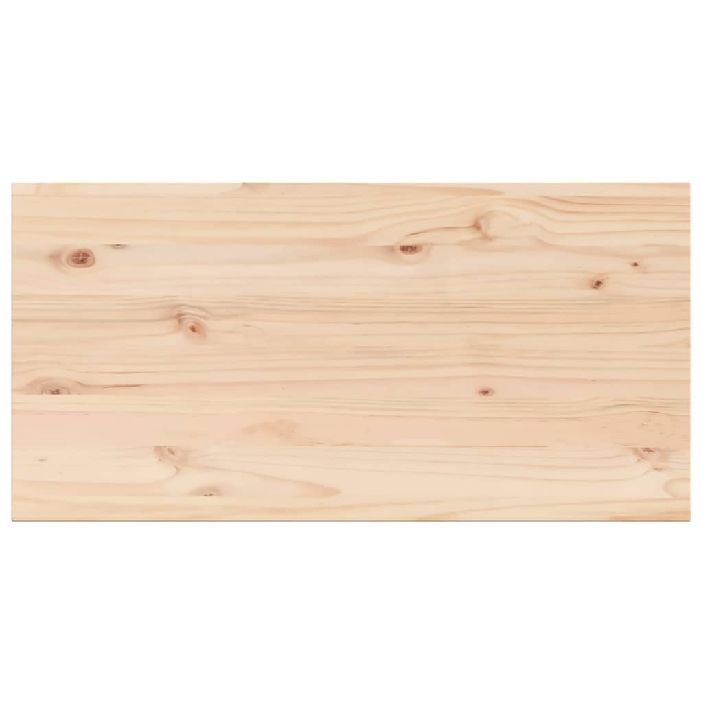 Bordplater 4 stk 90x45x1,7 cm rektangulær heltre furu