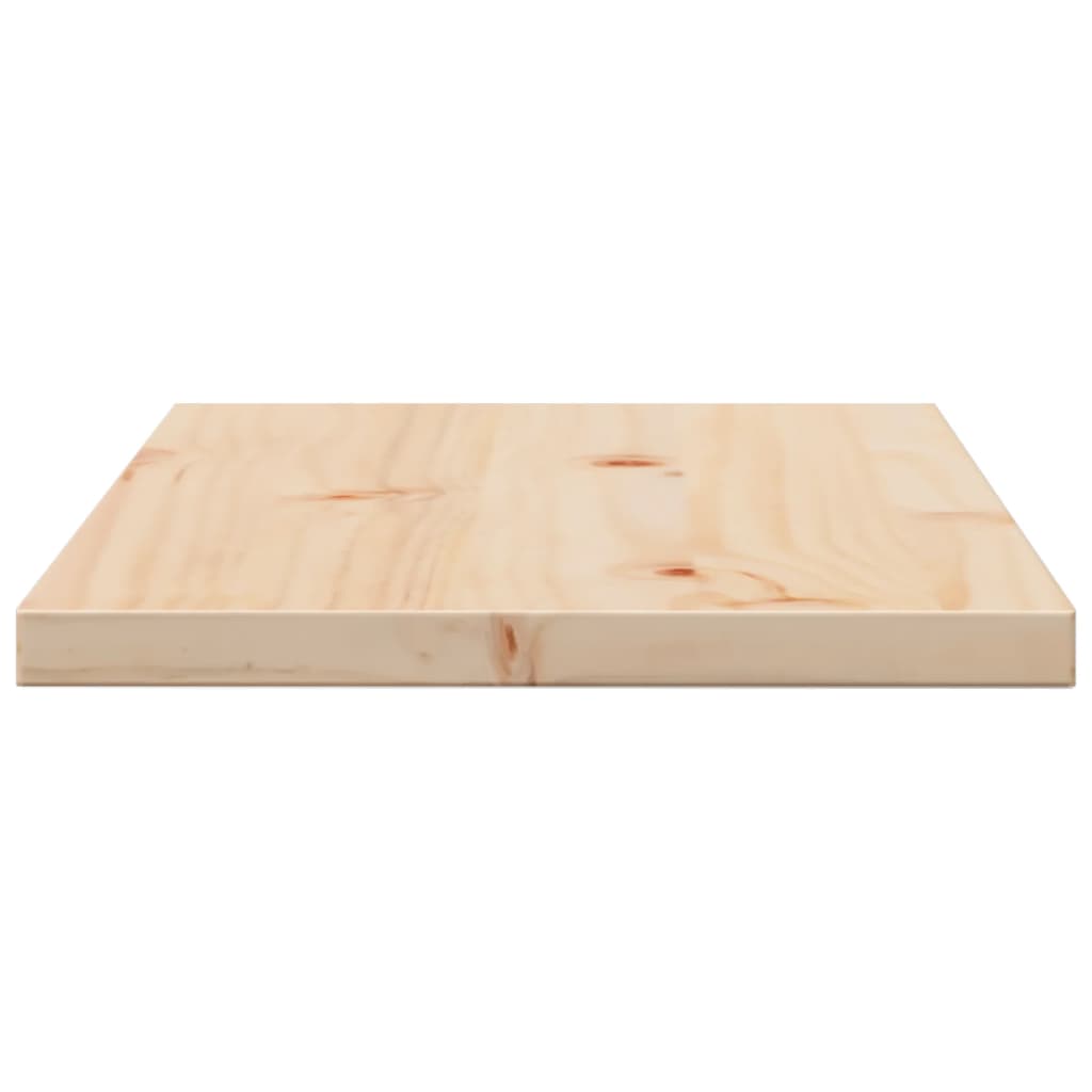 Bordplater 2 stk 70x35x2,5 cm rektangulær heltre furu