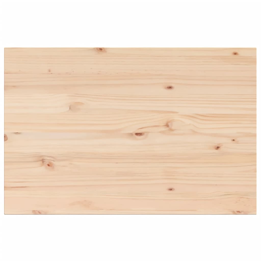 Bordplater 3 stk 80x53x2,5 cm rektangulær heltre furu
