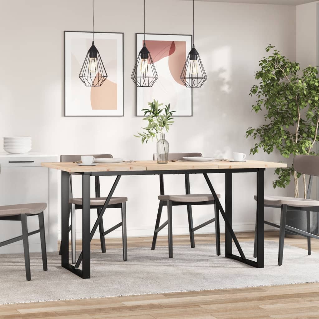 Bordplater 3 stk 80x53x2,5 cm rektangulær heltre furu