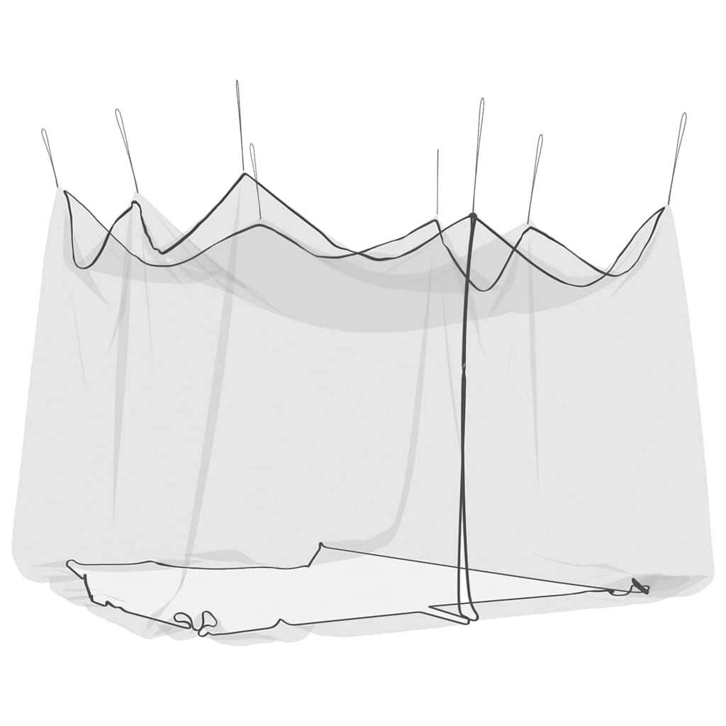 Myggnett for innendørs utendørs 156 netting svart 300x300x250cm
