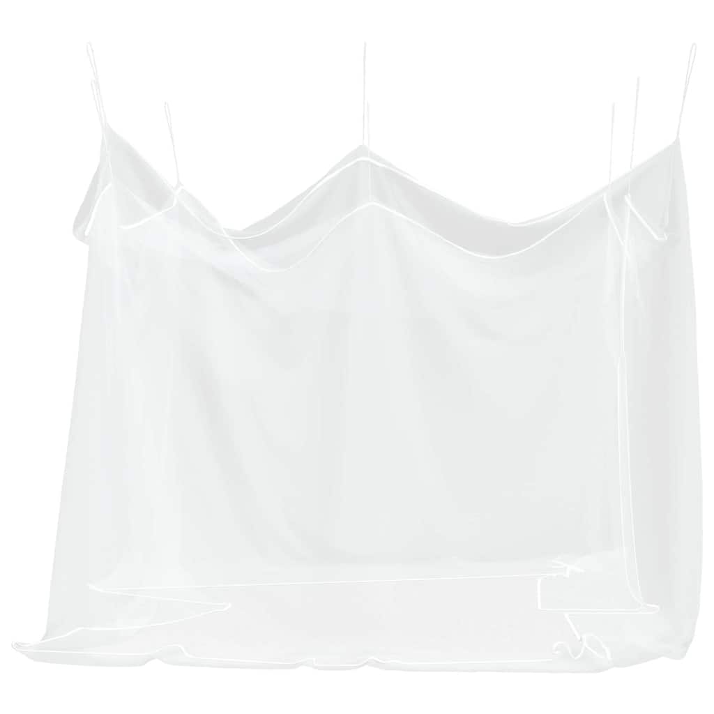 Myggnett for innendørs utendørs 156 netting hvit 300x300x250 cm