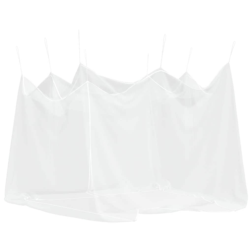 Myggnett for innendørs utendørs 156 netting hvit 300x300x250 cm