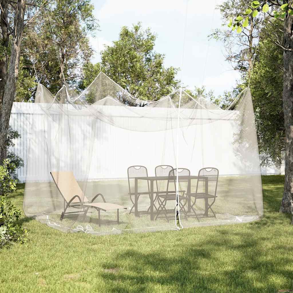 Myggnett for innendørs utendørs 156 netting hvit 300x300x250 cm
