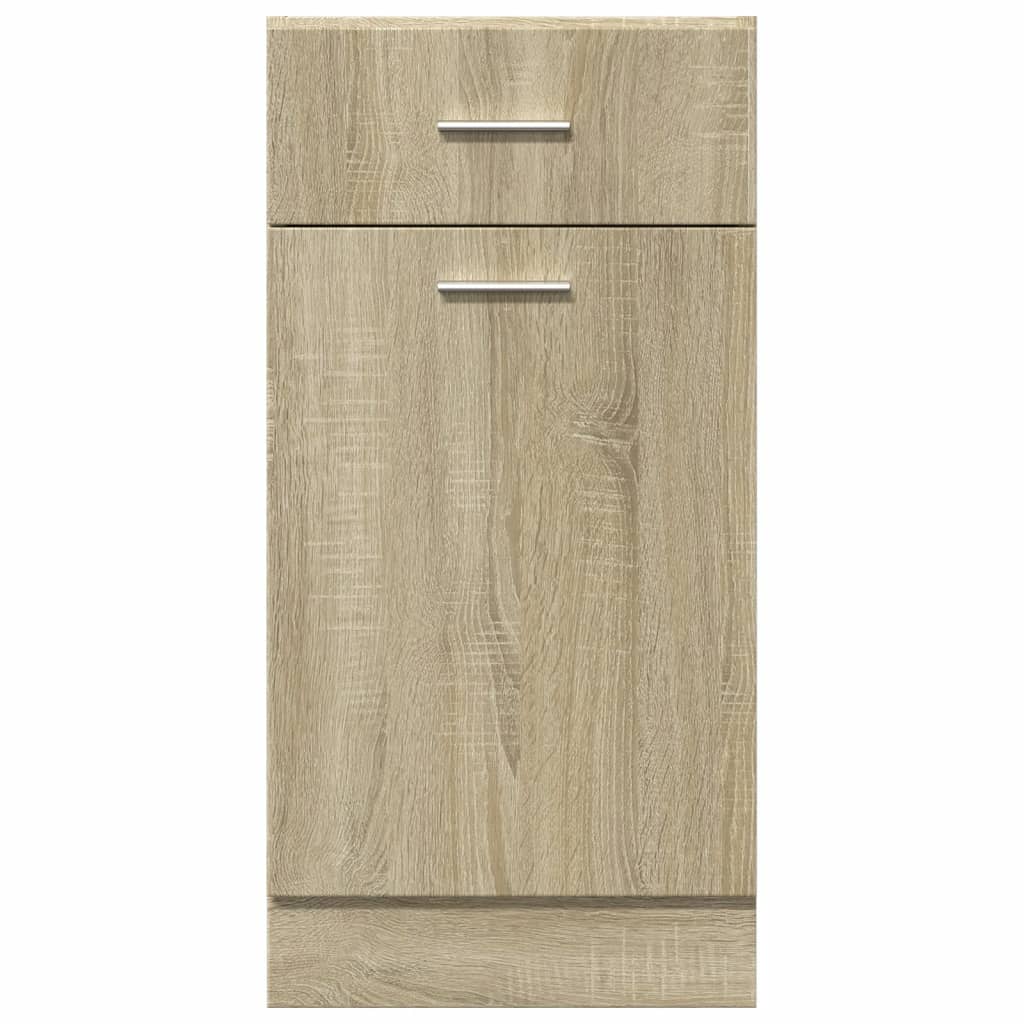 Bunnskap med skuff sonoma eik 40x46x81,5 cm sponplate