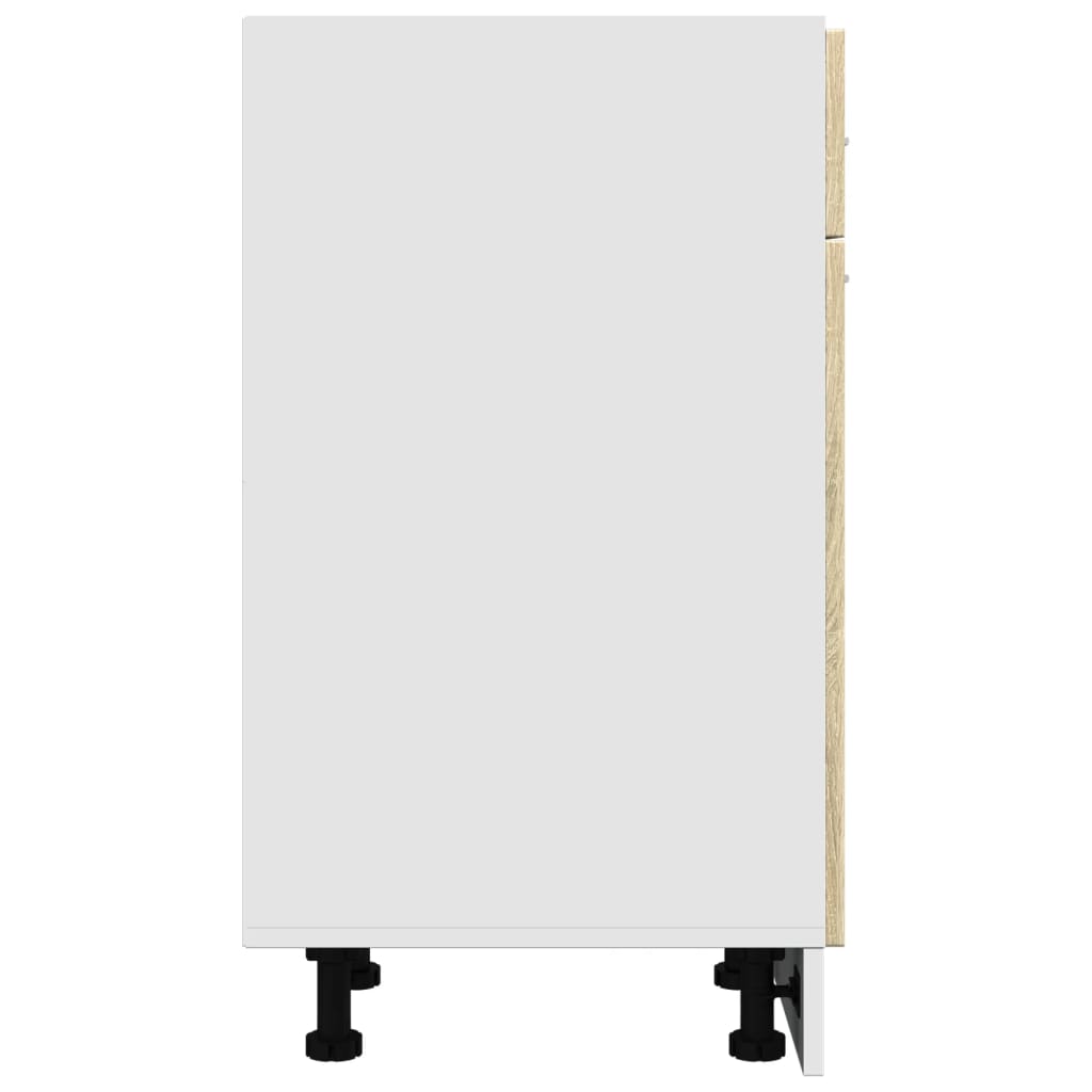 Bunnskap med skuff sonoma eik 40x46x81,5 cm sponplate