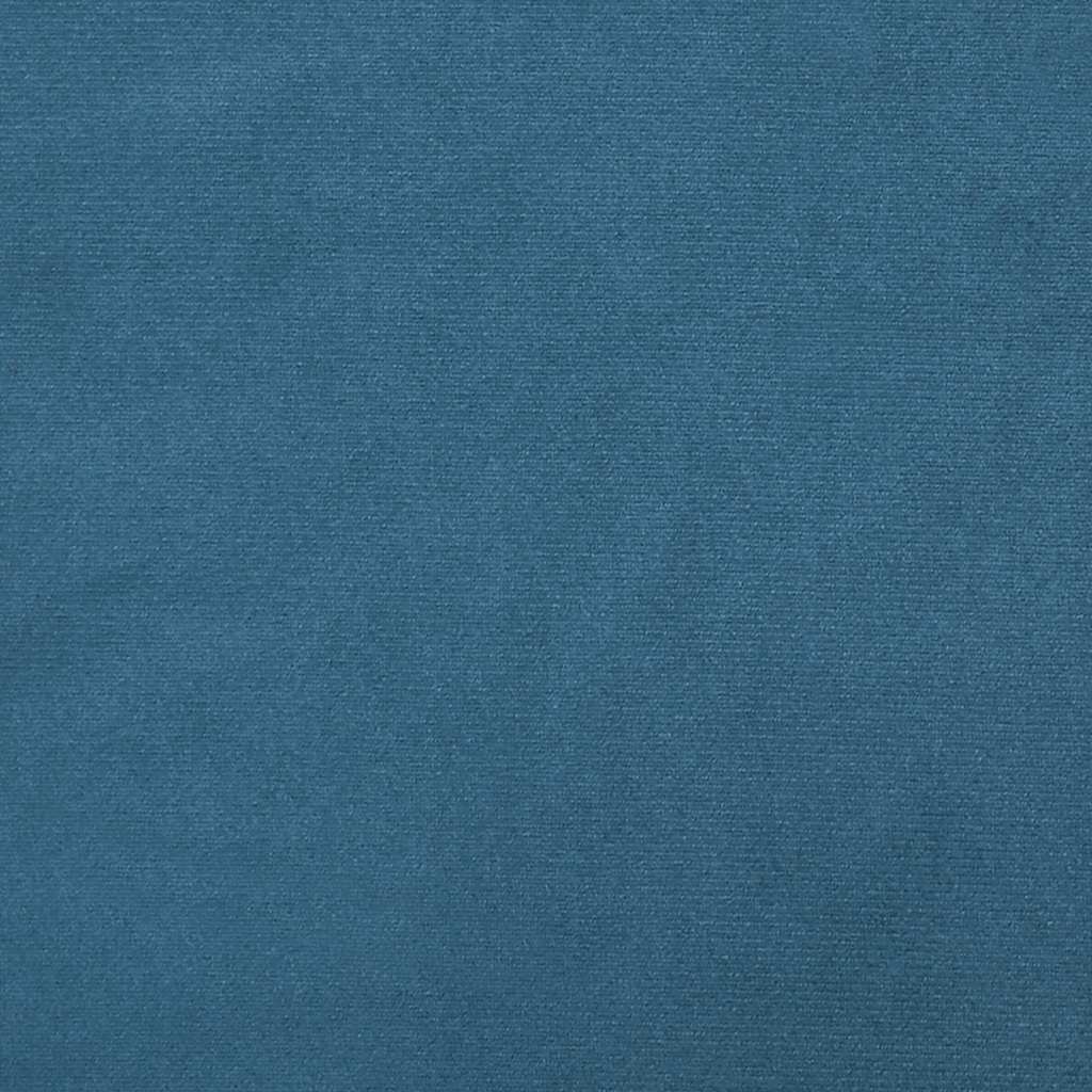 Sengeramme blå 80x200 cm fløyel