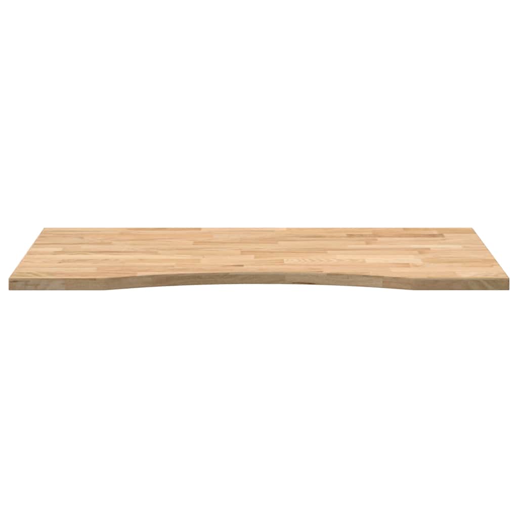 Bordplate rektangulær 100x50x2,5 cm ubehandlet heltre eik
