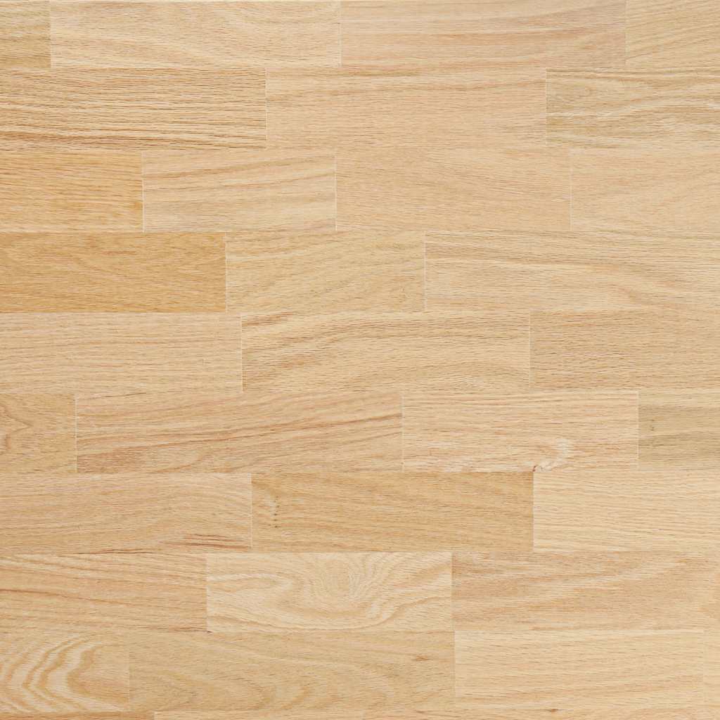Bordplate rektangulær 140x60x2,5 cm ubehandlet heltre eik