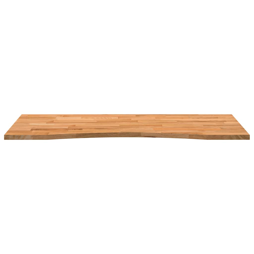 Bordplate lysebrun 120x50x2,5 cm rektangulær heltre eik