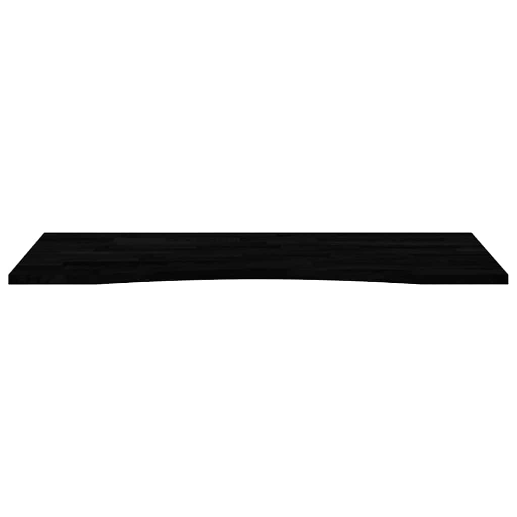 Bordplate mørkebrun 120x50x2,5 cm rektangulær heltre eik