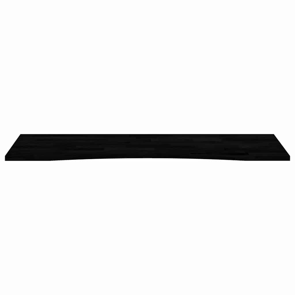 Bordplate mørkebrun 140x50x2,5 cm rektangulær heltre eik