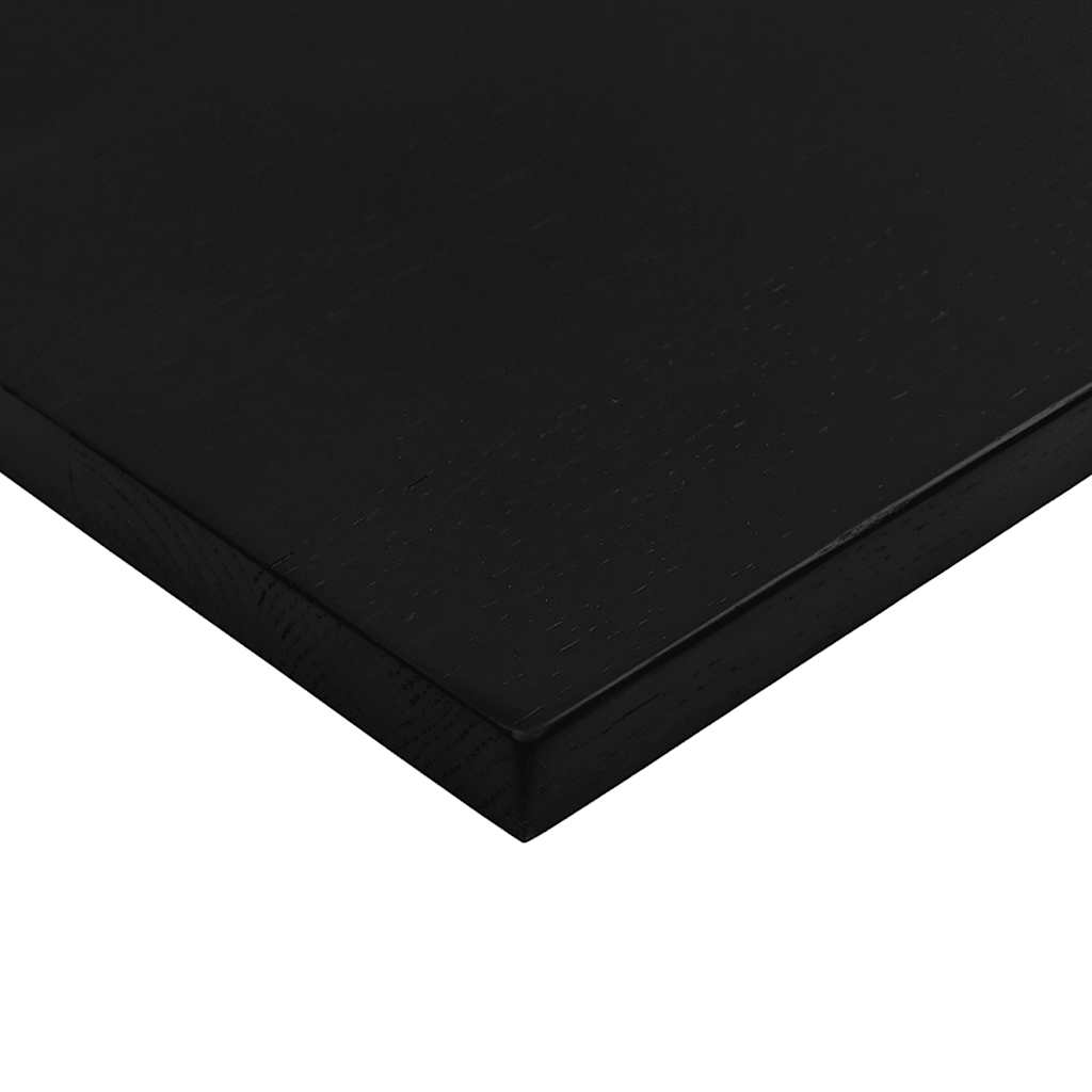 Bordplate mørkebrun 140x50x2,5 cm rektangulær heltre eik