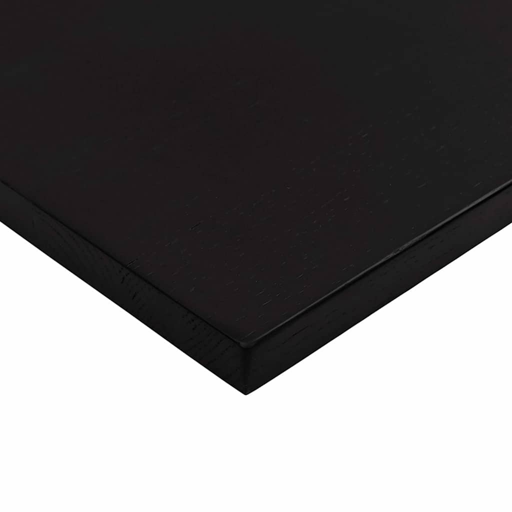 Bordplate mørkebrun 80x60x2,5 cm rektangulær heltre eik
