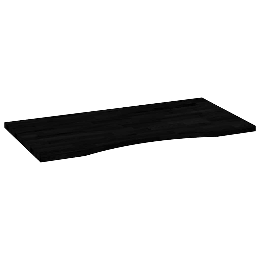 Bordplate mørkebrun 100x60x2,5 cm rektangulær heltre eik
