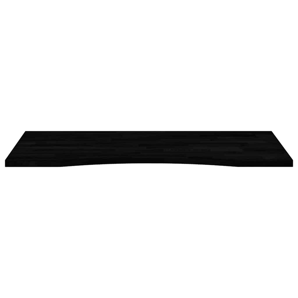 Bordplate mørkebrun 100x60x2,5 cm rektangulær heltre eik