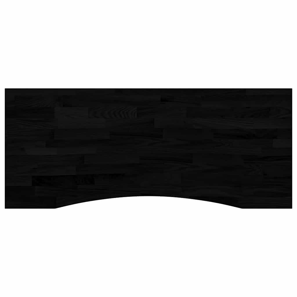 Bordplate mørkebrun 120x60x2,5 cm rektangulær heltre eik