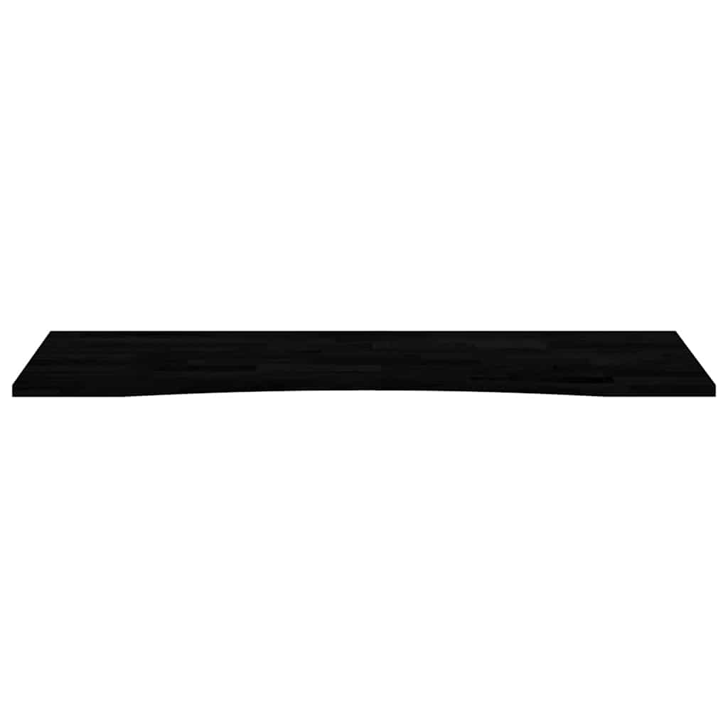 Bordplate mørkebrun 140x60x2,5 cm rektangulær heltre eik